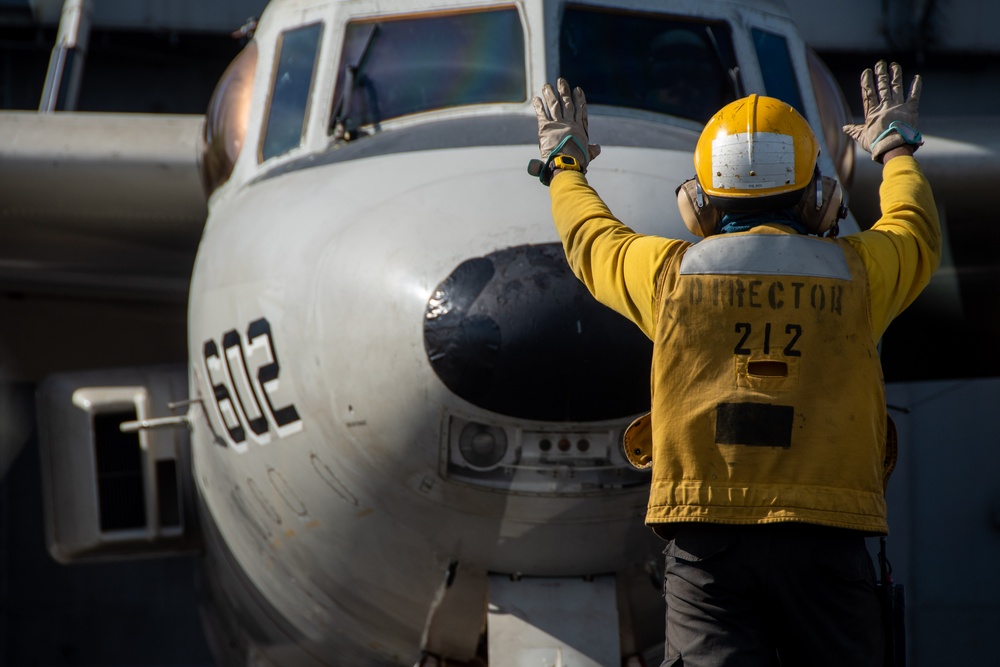 USS Ronald Reagan (CVN 76) conducts flight operations in support of Talisman Sabre 23