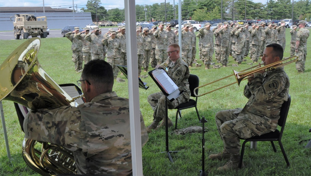 FORT DIX- WAREX Re-enlistment ceremony