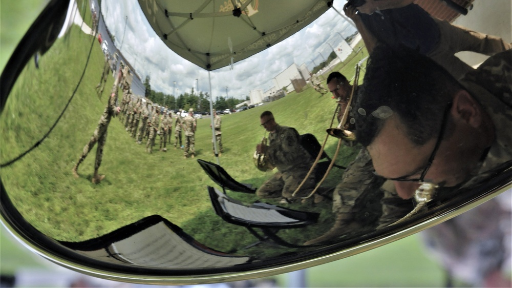 FORT DIX- WAREX Re-enlistment ceremony