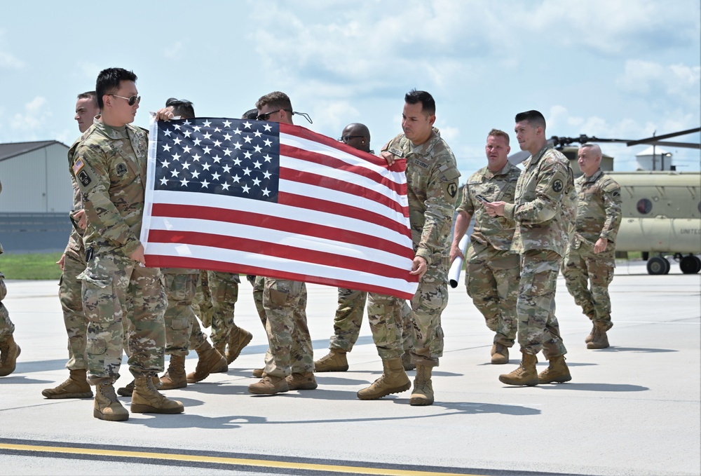 FORT DIX- WAREX Re-enlistment ceremony