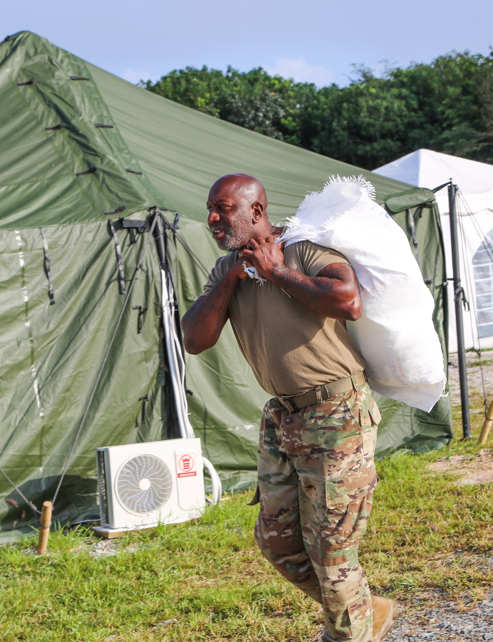 54th SFAB prepares firing range for multinational partners