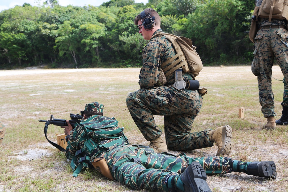 U.S. Marines help train Guyana Defence Force during live-fire exercise