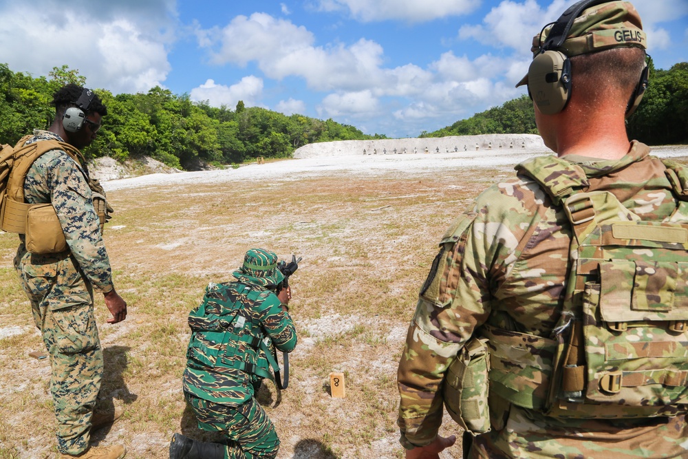 U.S. Marines help train Guyana Defence Force during live-fire exercise