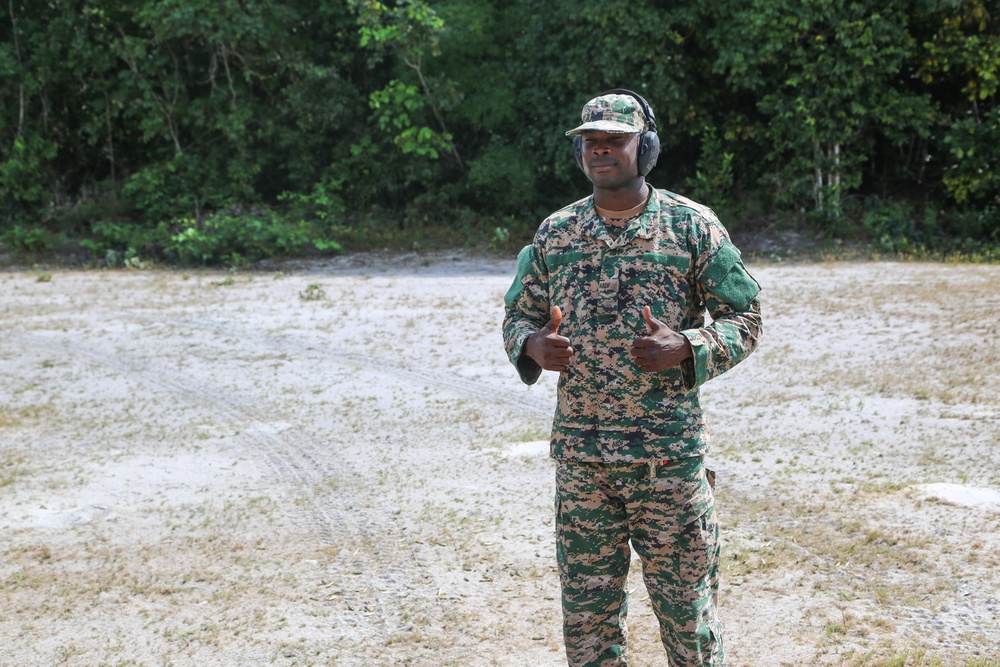 An Antigua and Barbuda Merchant Marine approves of live-fire exercise