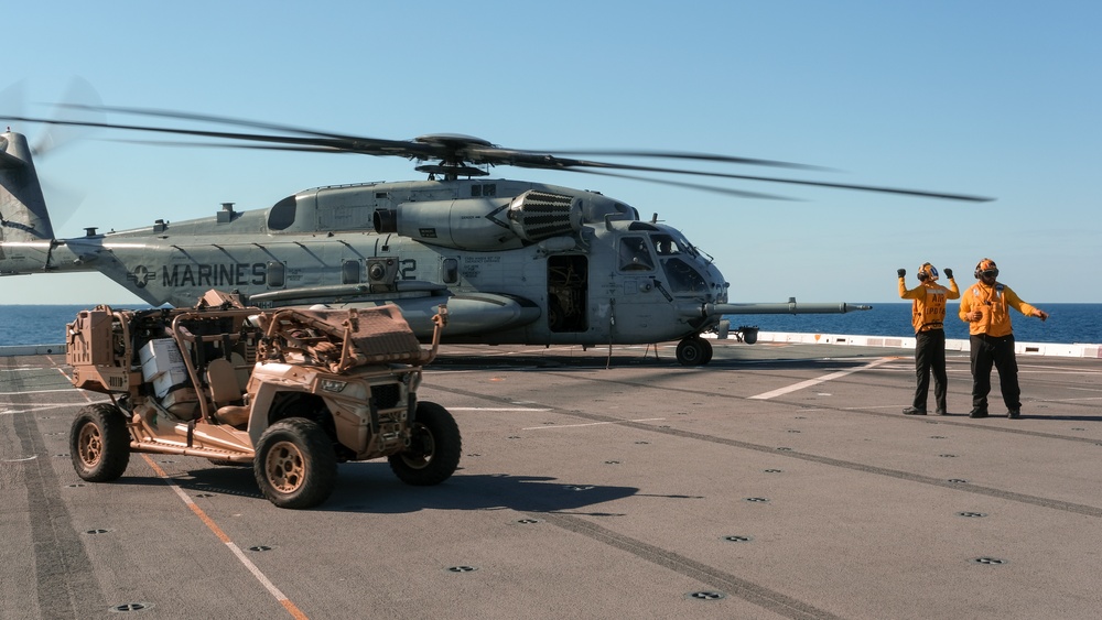 Flight Operations aboard the USS New Orleans during Talisman Sabre 23