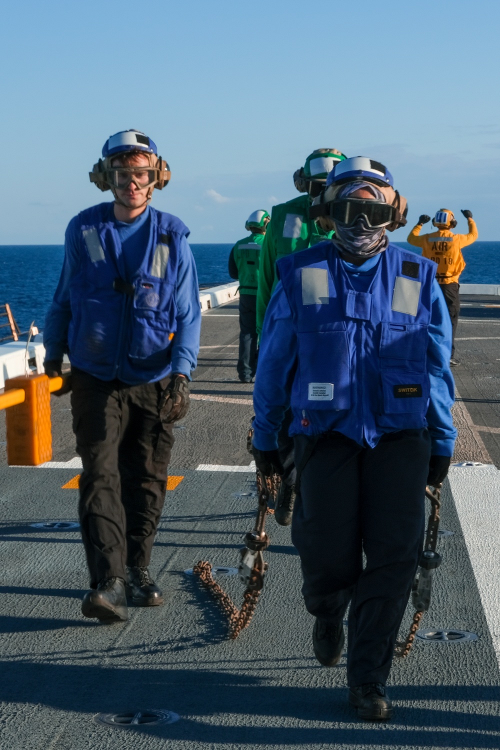 Flight Operations aboard the USS New Orleans during Talisman Sabre 23