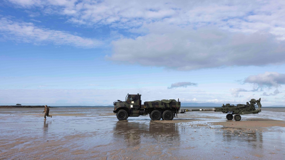 Artillery Coming Ashore: Talisman Sabre 23