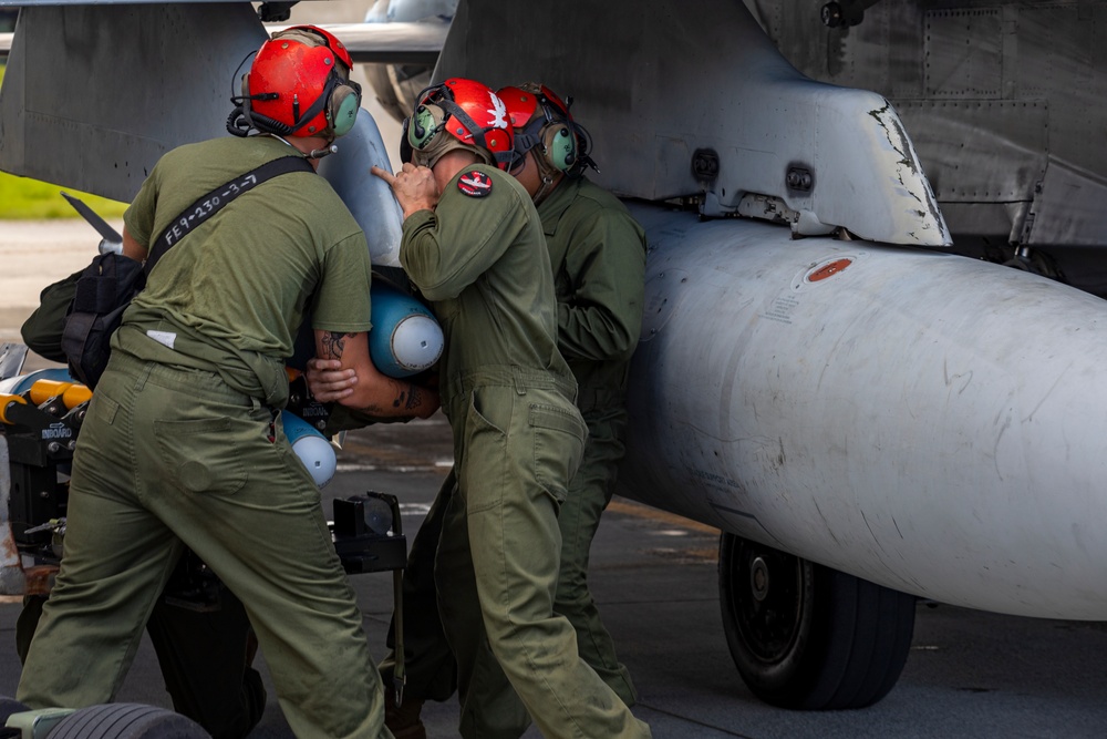 Hot Load: VMFA-115 sharpens their skills at Kadena Air Base during Northern Edge 23-2