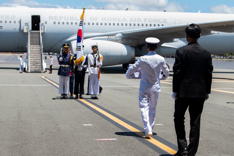 DPAA and ROK Host  Repatriation Ceremony