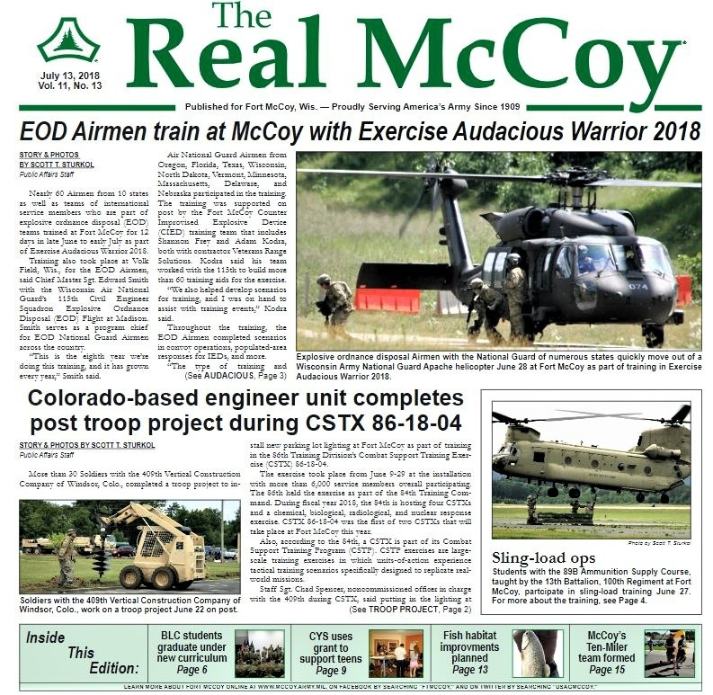 This Month in Fort McCoy History — July 2023