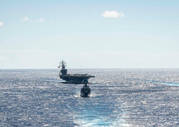 USS Ronald Reagan Carrier Strike Group joins Royal Australian Navy for sea, air and intelligence integration during Talisman Sabre 23