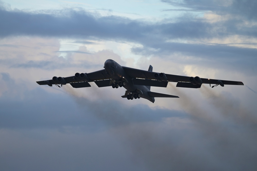 BAFB Bombers Practice Defense Capabilities in Multinational Exercise