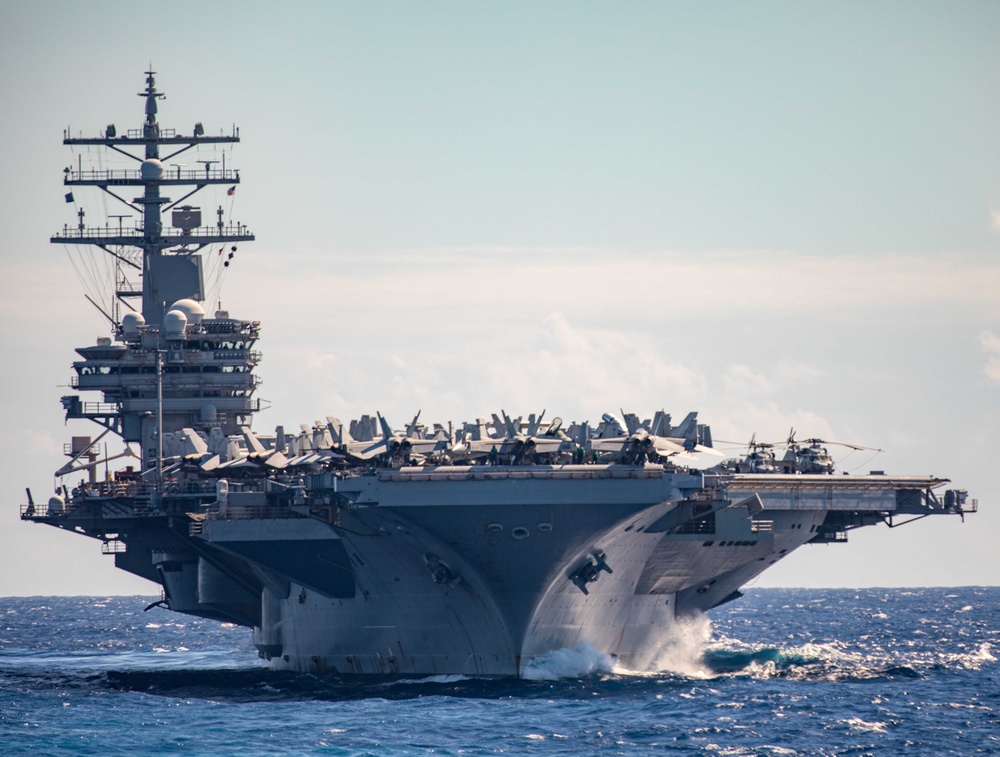 USS Ronald Reagan (CVN 76) Transits Indian Ocean During Talisman Sabre 23