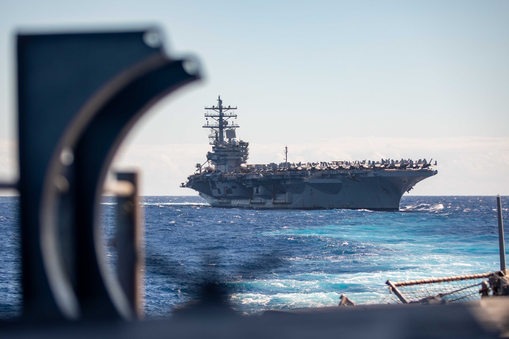 USS Ronald Reagan (CVN 76) Transits Indian Ocean During Talisman Sabre 23