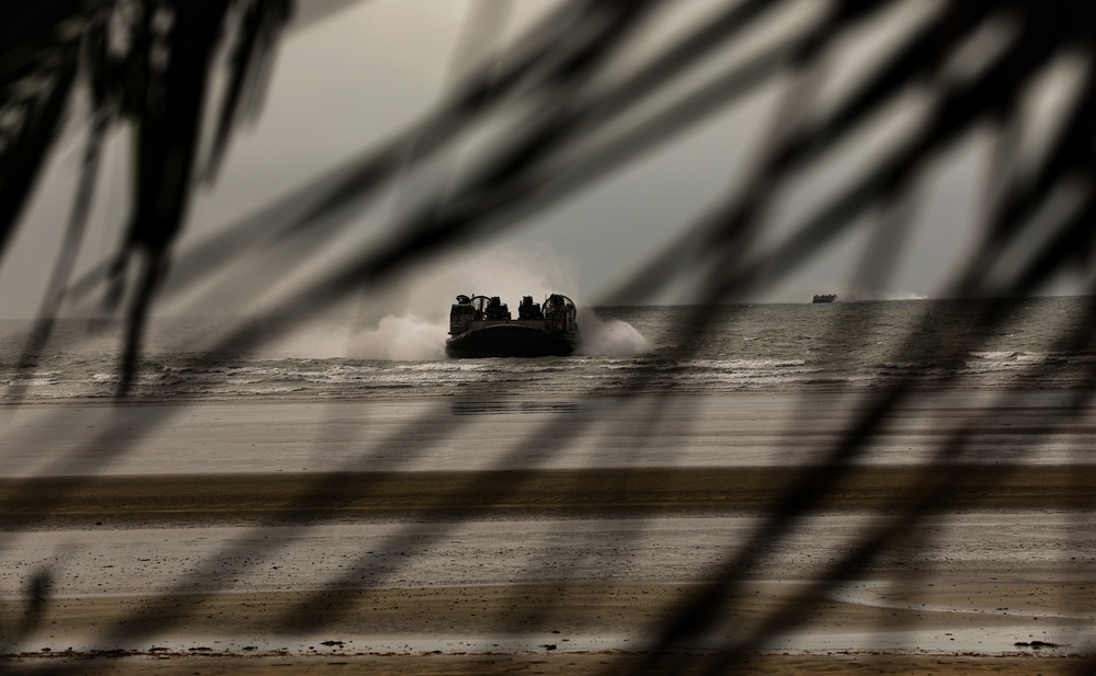 United States, German and Japanese Military forces conduct Joint Amphibians Assault during Talisman Sabre 23