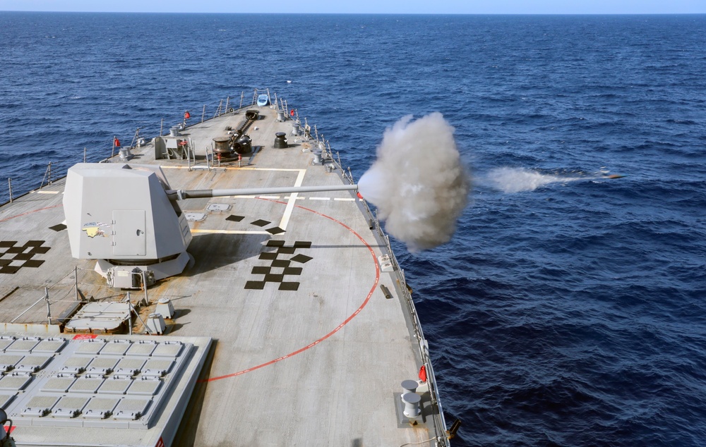 USS Paul Ignatius Joint Gunnery Exercise