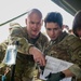 Soldiers of the 144th Area Support Company train with the 3rd Health Battalion Australian Defense Force during Talisman Sabre