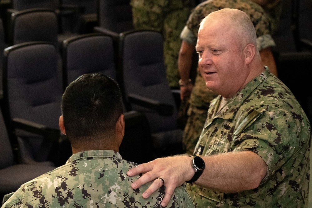 MCPON Honea Visits 7th Fleet