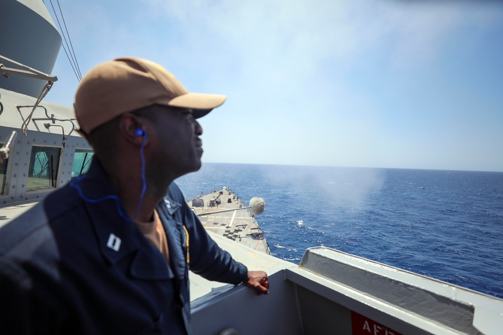 USS Paul Ignatius Joint Gunnery Exercise