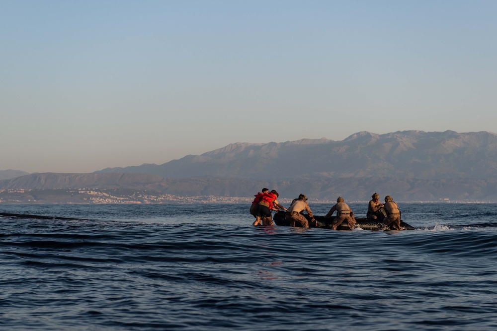 NSA Souda Bay Hosts Task Force 61/2 Marines