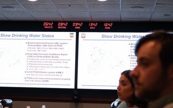 Team Shaw hosts STAFFDEL tour