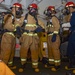 USS Ronald Reagan (CVN 76) Sailors conducts flying squad drill