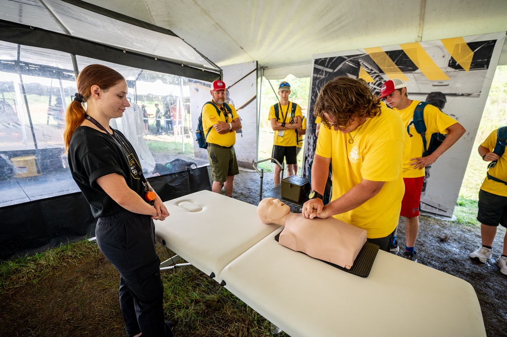 U.S. Military Provides Support for 2023 National Jamboree