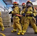 USS Ronald Reagan (CVN 76) Sailors conducts flying squad drill