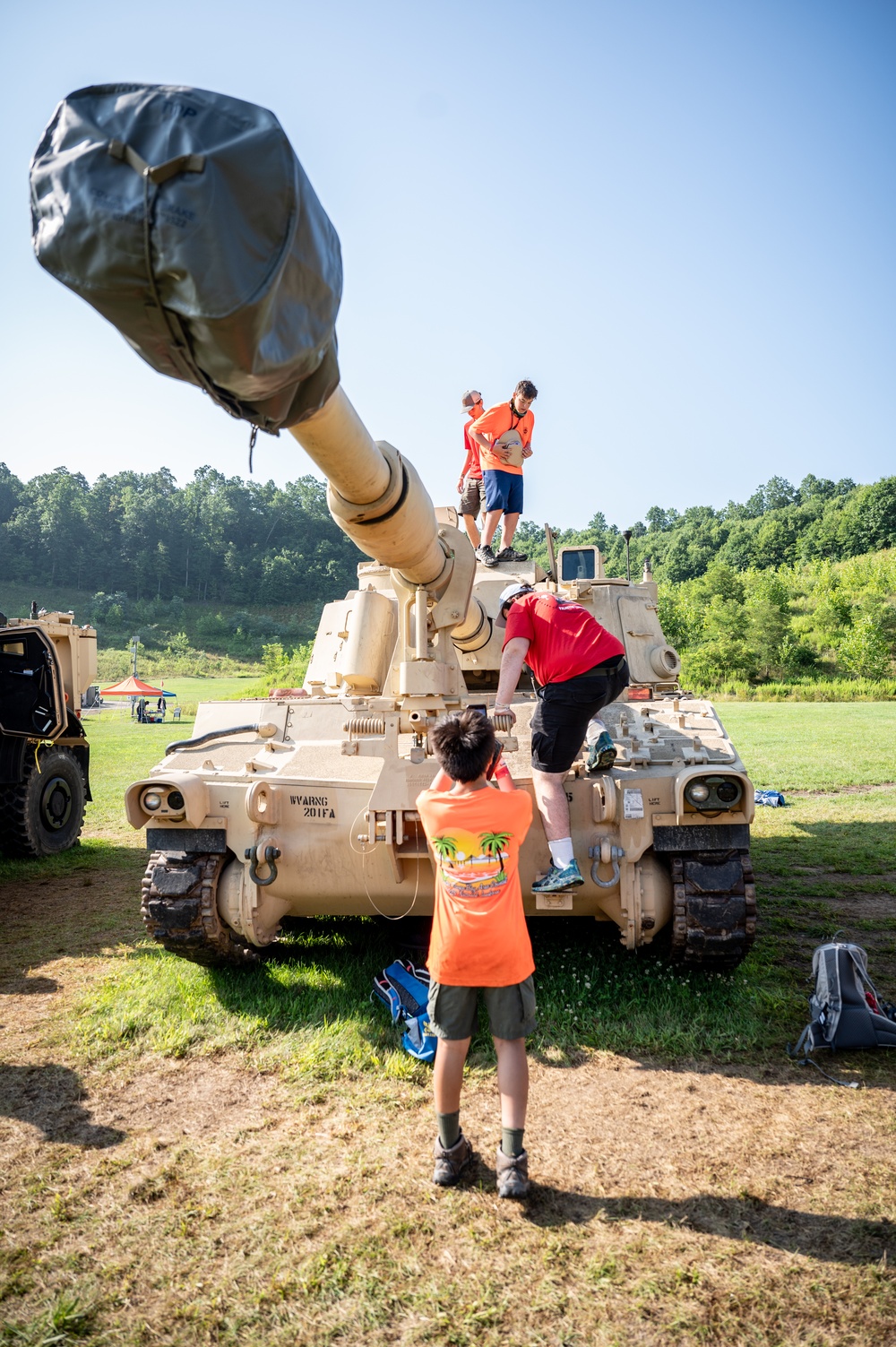 U.S. Military Provides Support for 2023 National Jamboree