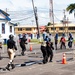 Royal Bermuda Regiment instructors train the Guyana Police Service on Public Order Riot Training during TRADEWINDS 23