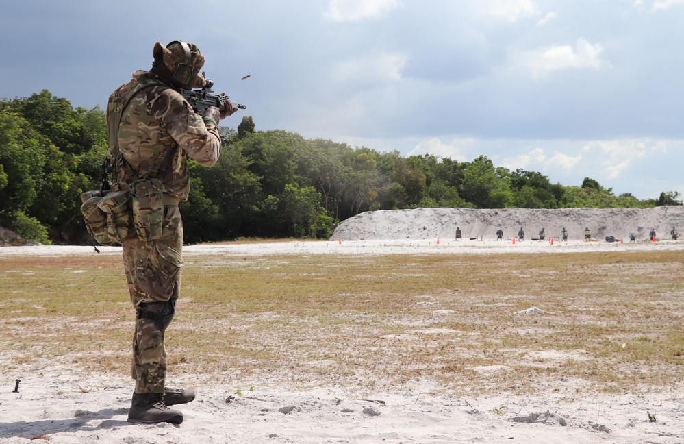 Range practice with international troops, Tradewinds23
