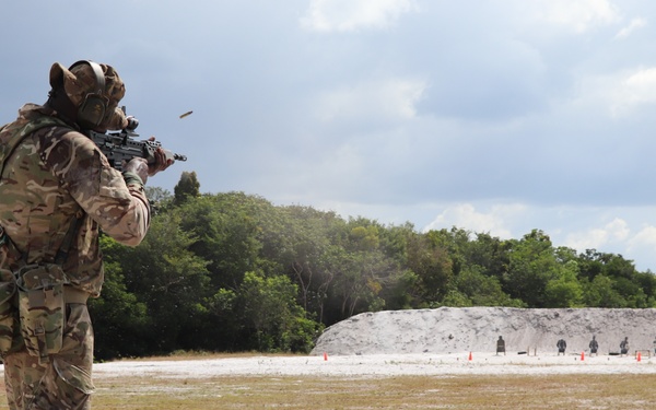 Range practice with international troops, Tradewinds23
