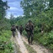 U.S. Marines conduct jungle patrol with Philippine Marines
