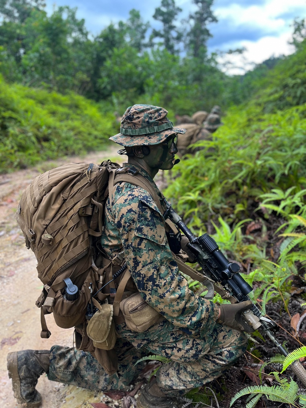 MASA 23: U.S. Marines conduct jungle patrol with Philippine Marines