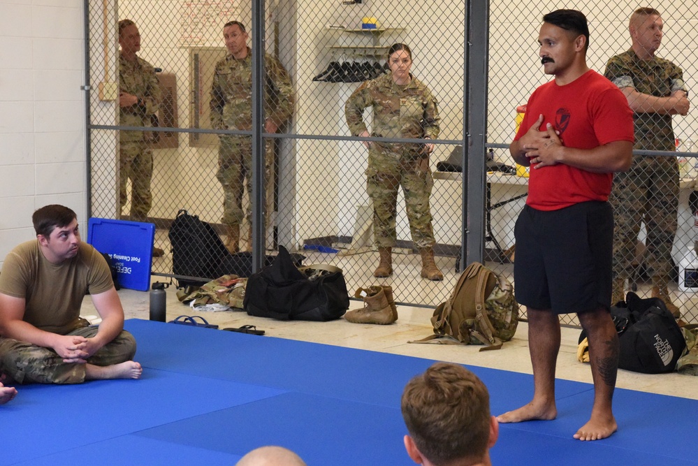 85th EIS unveils new combatives training area