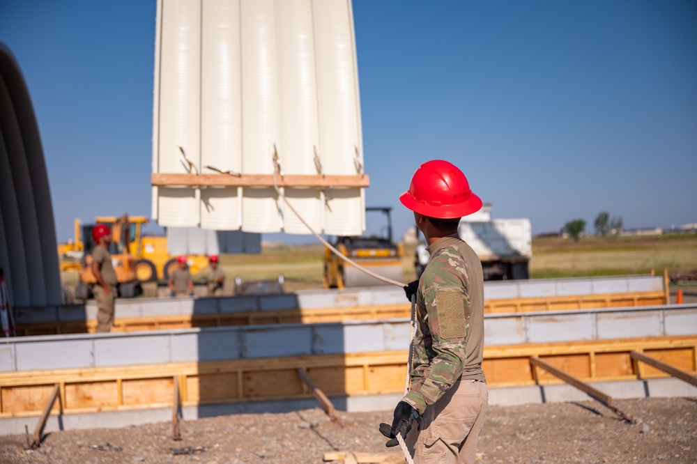 819th RED HORSE Squadron conducts deployment readiness training