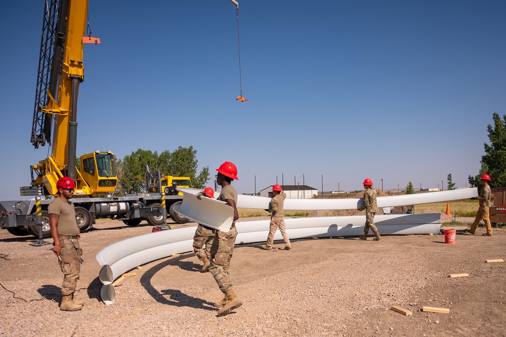 819th RED HORSE Squadron conducts deployment readiness training