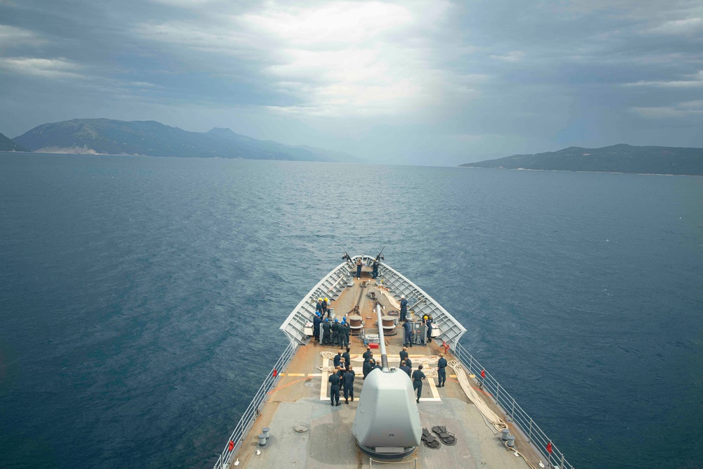 USS Normandy Ports in Rijeka, Croatia