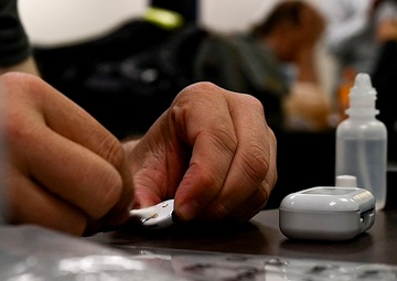 Joint service CBRN exercise a perfect opportunity for USAMMDA’s wearable health monitor team