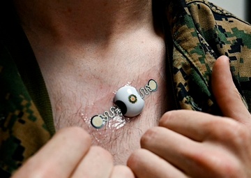 Joint service CBRN exercise a perfect opportunity for USAMMDA’s wearable health monitor team