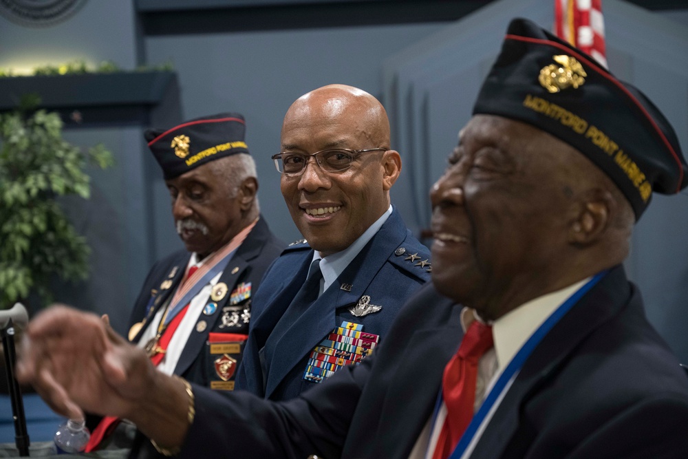DSD, DoD Leaders Host Tuskegee Airmen and Montford Point Marines