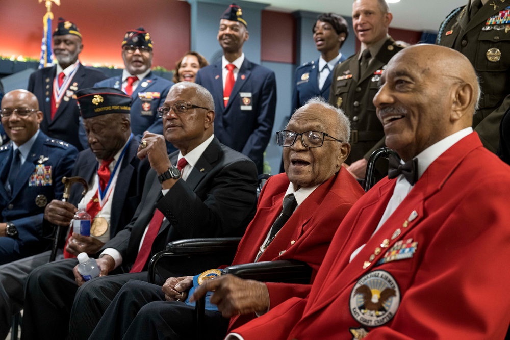 DSD, DoD Leaders Host Tuskegee Airmen and Montford Point Marines