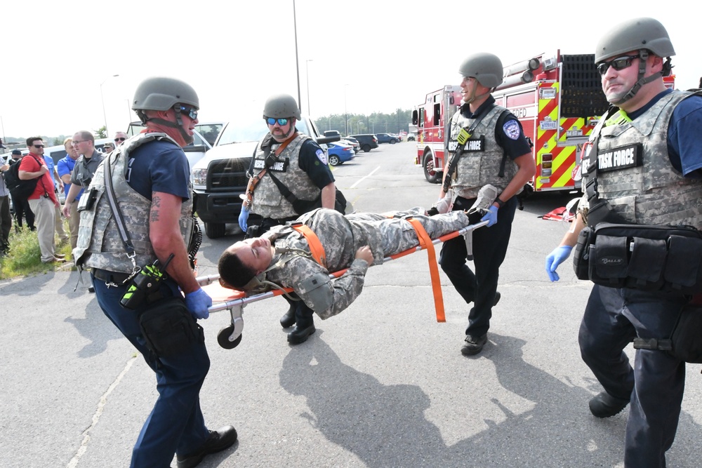 Fort Drum agencies test emergency readiness capabilities during full-scale exercise