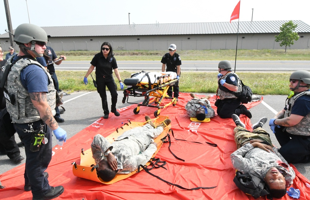 Fort Drum agencies test emergency readiness capabilities during full-scale exercise