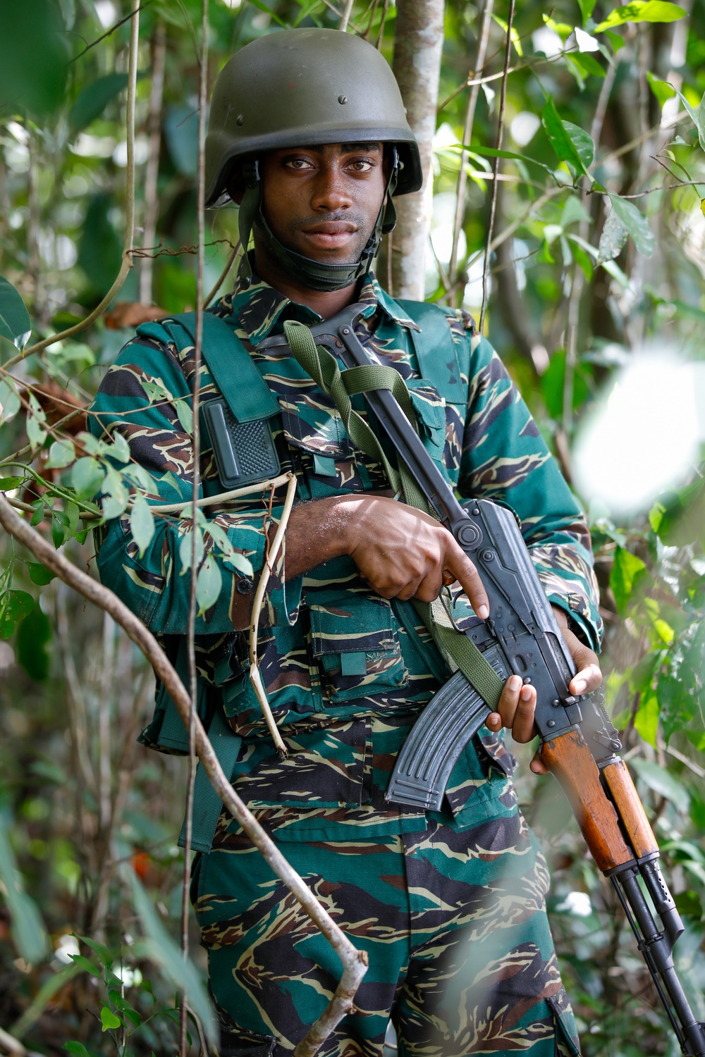 Movement to contact and detaining training at Camp Seweyo