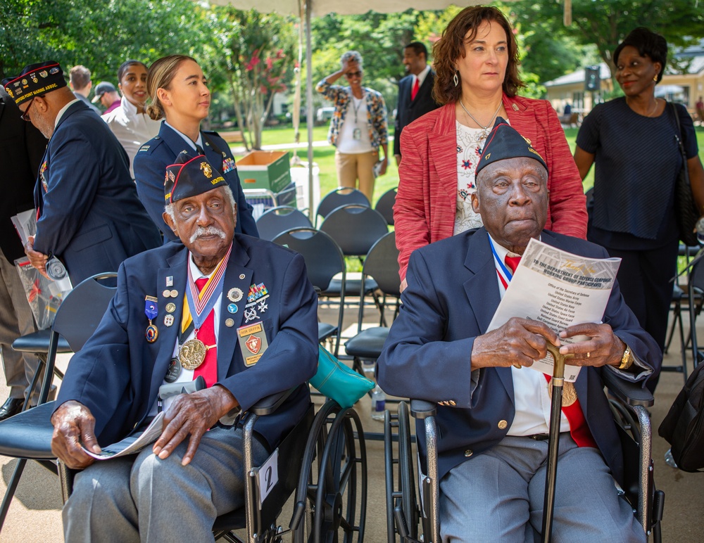 Montford Point Marines honored during the 75th Anniversary of the Executive Orders 9980/81