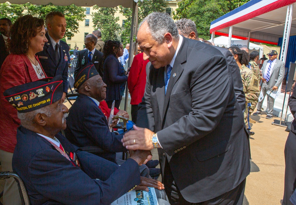 Montford Point Marines honored during the 75th Anniversary of the Executive Orders 9980/81