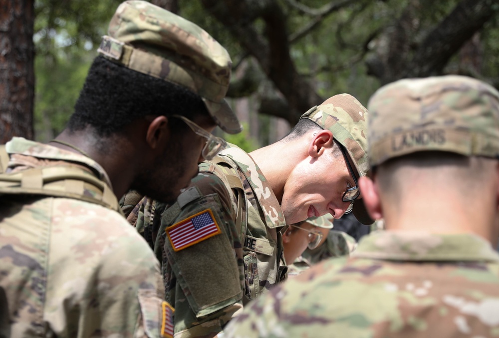 213th Regional Support Group Conducts Land Navigation Training at Fort Stewart