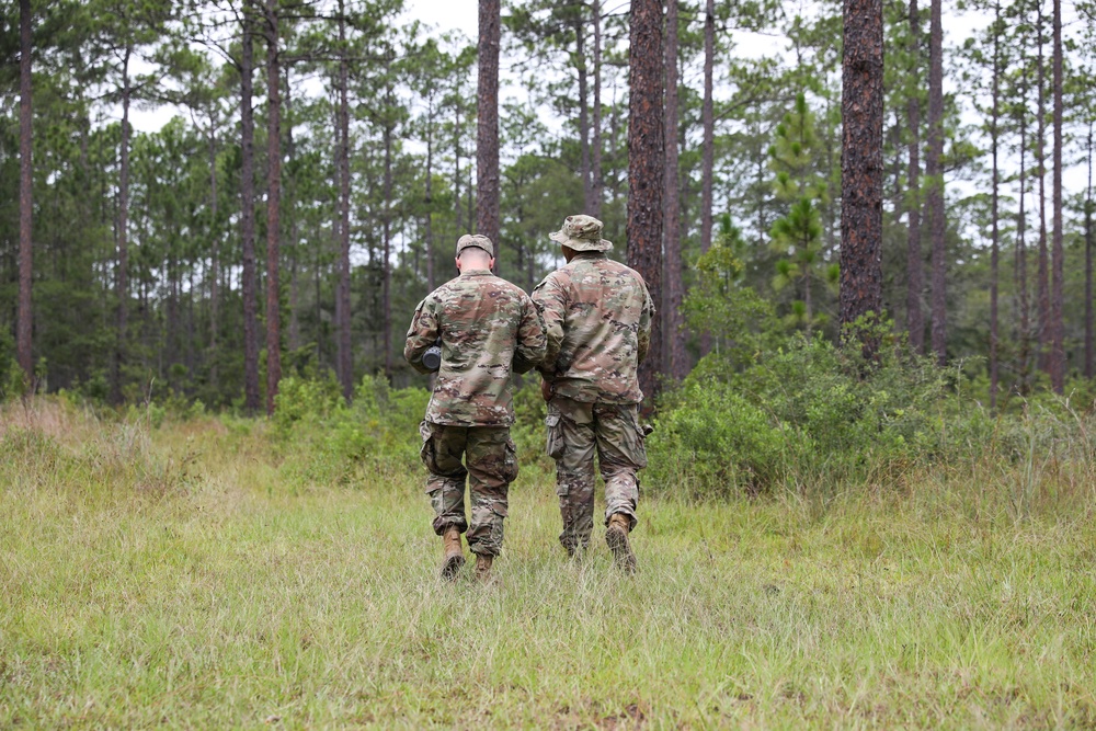 213th Regional Support Group Conducts Land Navigation Training at Fort Stewart