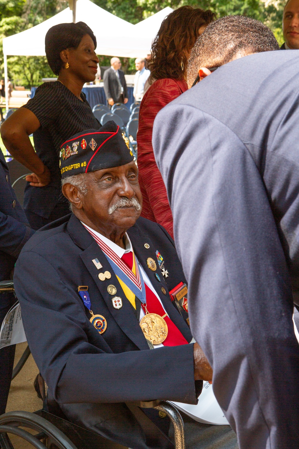 Montford Point Marines honored during the 75th Anniversary of the Executive Orders 9980/81